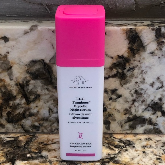 Drunk Elephant Other - Drunk Elephant T.L.C Framboos Glycolic Resurfacing Night Serum 30ml No Box